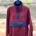 Carhartt Jackets & Coats | Carhartt Women's Relaxed Fit Sherpa Fleece Pullover Snap Jacket [104922] (Xxl) | Color: Gray/Orange | Size: Xxl