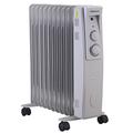 Belaco Oil Filled Radiators 11 Fins, Electric Heater, Adjustable Thermostat Control 3 Heat Settings, Portable Heater, Oil Heater, Heater for home, Overheat Protection 2500W