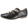 Riemchenballerina JOSEF SEIBEL "Fiona 04", Damen, Gr. 37, schwarz, Leder, klassisch, Schuhe, Slipper, Sandale, Komfortschuh mit raffiniertem Gummizug
