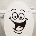 Happy Smiley Face Big-Eyed Stickers Art Stickers Décoration pour Toilettes Mur Salon Chambre