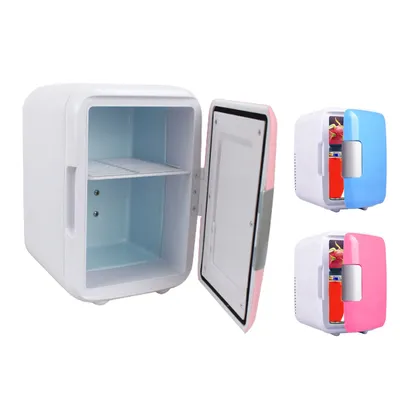 Mini réfrigérateur Portable 4l 12V adapté aux aliments aux boissons à la maison au bureau au