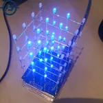 Kit de cube de lumière LED bleue suite électronique pour Ardu37 électronique intelligente 3D