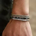 Bracelets à breloques tibétain en forme de bouddha pour hommes bijou porte-bonheur avec tête de