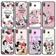 Disney-Coque de téléphone rose souple en silicone pour Samsung Galaxy étui noir pour modèles A9