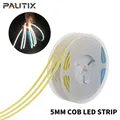 PAUTIX – bande LED COB Super fine 5mm 504 diodes/m 12V/24V haute densité RA90 blanc