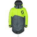 Scott Warm-Up Snowmobile Coat, black-grey-yellow, Size L XL