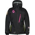 Scott XT Shell Ladies Snowmobile Jacket, black-pink, Size L for Women