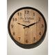 Kiln dried -Personalised whiskey barrel clock