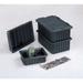 LEWISBINS DC2080-SXL BUY 6S Divider Box, Black, Polyethylene, 16 1/2 in L,