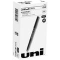 uni-ball Onyx Rollerball Pens Fine Point Micro Tip 0.5mm Black 12 Pack