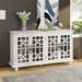 Sideboard Storage Cabinet with Adjustable Height Shelves for Living Room