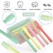 MesaSe Baby Toothbrush Silicone 5 Pack Infant Training Toothbrush 100% Food Grade Silicone Extra Soft/Tough Bristles BPA/PVC/Phthalate Free with Storage box(Multi-color)Unisex