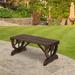 Rosalind Wheeler Altonio Fir Garden Bench, Wood in Brown | 21 H x 20 W x 41 D in | Outdoor Furniture | Wayfair D3F5DF65757B400393DADE6E3CB77F86