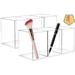 GN109 Acrylic Pen Holder 3 Compartments, Pencil Cup Organizers For Countertop Desk Accesorry Storage, Acrylic Marker Pencil Holder Plastic | Wayfair