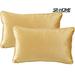 SR-HOME Set Of 2 Throw Pillow Covers, Decorative Pillow Covers, Solid Sofa Pillows, Soft Velvet Pillow Case | 12 H x 20 W in | Wayfair