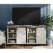 August Grove® Andrijana Steel 2 - Door Accent Cabinet Wood/Metal in Black/Brown/Gray | 35 H x 70 W x 16 D in | Wayfair