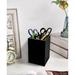 Latitude Run® Modern Pen Holder Plastic in Black | 4 H x 2.6 W x 2.6 D in | Wayfair 75B963348C544336B46017A19D75B506