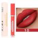 Herrnalise 10 Colors Matte Liquid Lipsticks - Matte Liquid Lip Gloss Lip Sticks Cosmetic Waterproof Long Lasting Non-Stick Cup Makeup Lipstick Gift