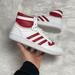Adidas Shoes | Adidas Top Ten Rb Mid Womens Casual Shoes White Red Hp9547 New Multi Sz | Color: Red/White | Size: Various