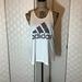 Adidas Tops | Nwt Adidas White Activewear Tank Top Size Large | Color: White | Size: L