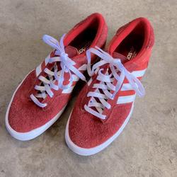 Adidas Shoes | Adidas Red Skater Shoes | Color: Red/White | Size: 11