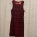 Jessica Simpson Dresses | Jessica Simpson Red Dress With Black Detail | Color: Black/Red | Size: 10