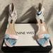 Nine West Shoes | Blue/Pink Platform Heels By Nine West Size: 9.5m | Color: Blue/Pink | Size: 9.5 M