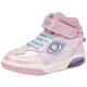 Geox J INEK Girl Sneaker, PINK/Lilac, 34 EU