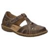 Klettschuh JOSEF SEIBEL "ROSALIE 29", Damen, Gr. 40, braun, Leder, klassisch, Schuhe, Spangenschuh, Sandale, Komfortschuh mit modischer T-Spange