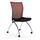 Mayline Valore Series High-Back Chair TSH2BR (2 Chairs - Red Mesh Back, Black Fabric Seat)