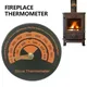 Thermomètre de four poêle à bois magnétique chauffage de cheminée ventilateur moniteur de
