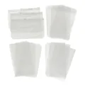Pochettes transparentes en PVC pour classeur fermeture éclair convient pour 6 anneaux documents