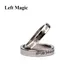 Mini anneau magnétique puissant en argent 2018 1 pièce tours de magie décoration des doigts