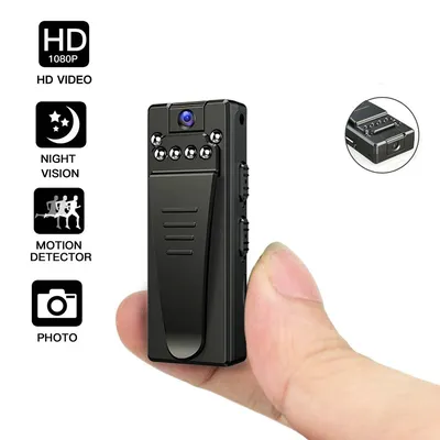 Mini Caméra A7 720P avec Capteur de Vision Nocturne Micro Caméscope DVR Détection de Mouvement