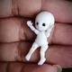 Maison jouet: Poupée pouce 3.5 cm mini poupée BJD avec articulations mobiles