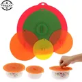 Couvercle de bol rond en silicone pour micro-ondes couvercle de casserole couvercle de casserole