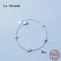 La Monada – Bracelet en argent fin 925 pour femme bijoux minimalistes en argent Sterling 925