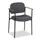 VL616 Series Stacking Guest Chair with Arms, Charcoal Fabric