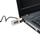 WordLock Portable Combination Laptop Lock, 6ft Steel Cable, Black