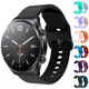 Bracelet en Silicone pour montre Xiaomi Watch Active/Pro/Color 2 pour Huawei Watch GT 3 Pro GT3 46