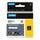 Rhino Flexible Nylon Industrial Label Tape, 1&quot; x 11 1/2 ft, White/Black Print