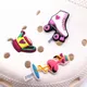 Breloques pour chaussures d'animaux accessoires de patins à roulettes Flamingo bouilloire sandales