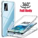 Coque de protection complète 360 PC + TPU pour Samsung Galaxy S22 S23 S21 S20 FE Ultra Plus S10 S9