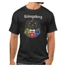 T-shirt avec badge de la ville de Konigsberg la capitale historique d'Olde Prusse Est T-shirt à