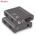 NORRCA-Kit émetteur et récepteur audio prolongateur sur fibre optique RCA commutateur audio RCA