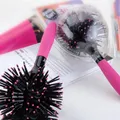 Peigne à cheveux pratique brosse à cheveux bombe peigne à boucles 3D élimine les pellicules