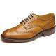 Chester Leather Brogue Shoes 7 Tan