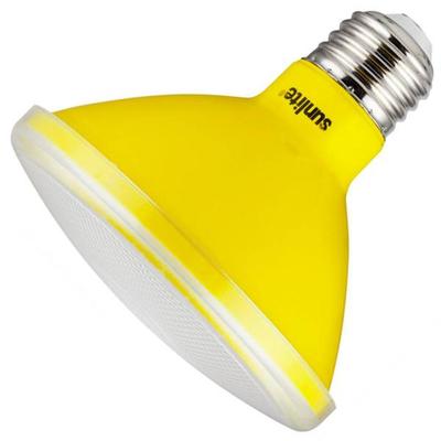 Sunlite 81471 - PAR30/LED/8W/Y YELLOW Colored Flood LED Light Bulb