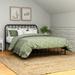 Full Size Metal Platform Bed W/ Headboard & Footboard, Black