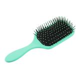Unique Bargains 1 Pcs Paddle Hair Brush Barber Brush Tools for Men and Women Styling Comb for Curly Wavy Hair Green